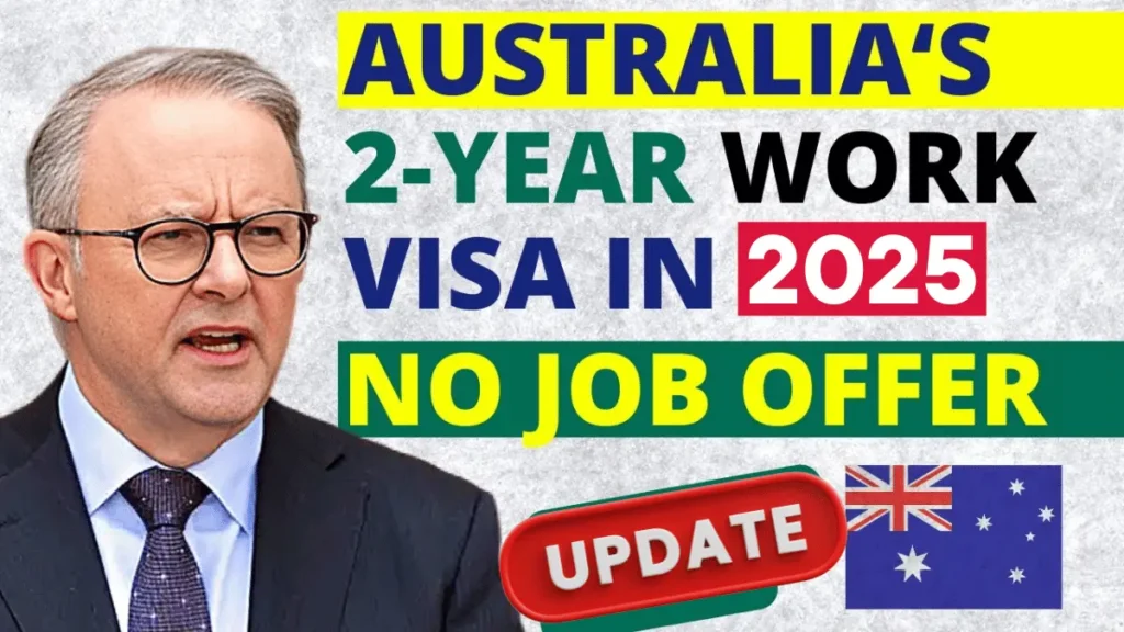 Australia 2-Year Work Visa Process for Foreigners Dec 2025: Subclass 403 Explained